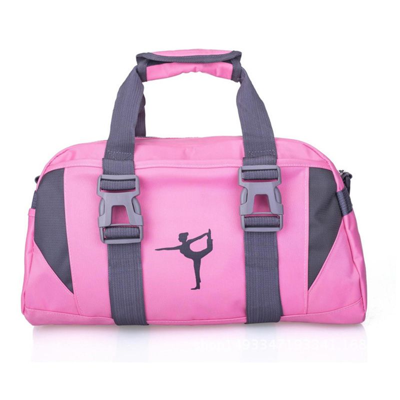 Sports Duffle Bag,Yoga Bag,Travel Duffle Bag Gym Bag（Pink）
