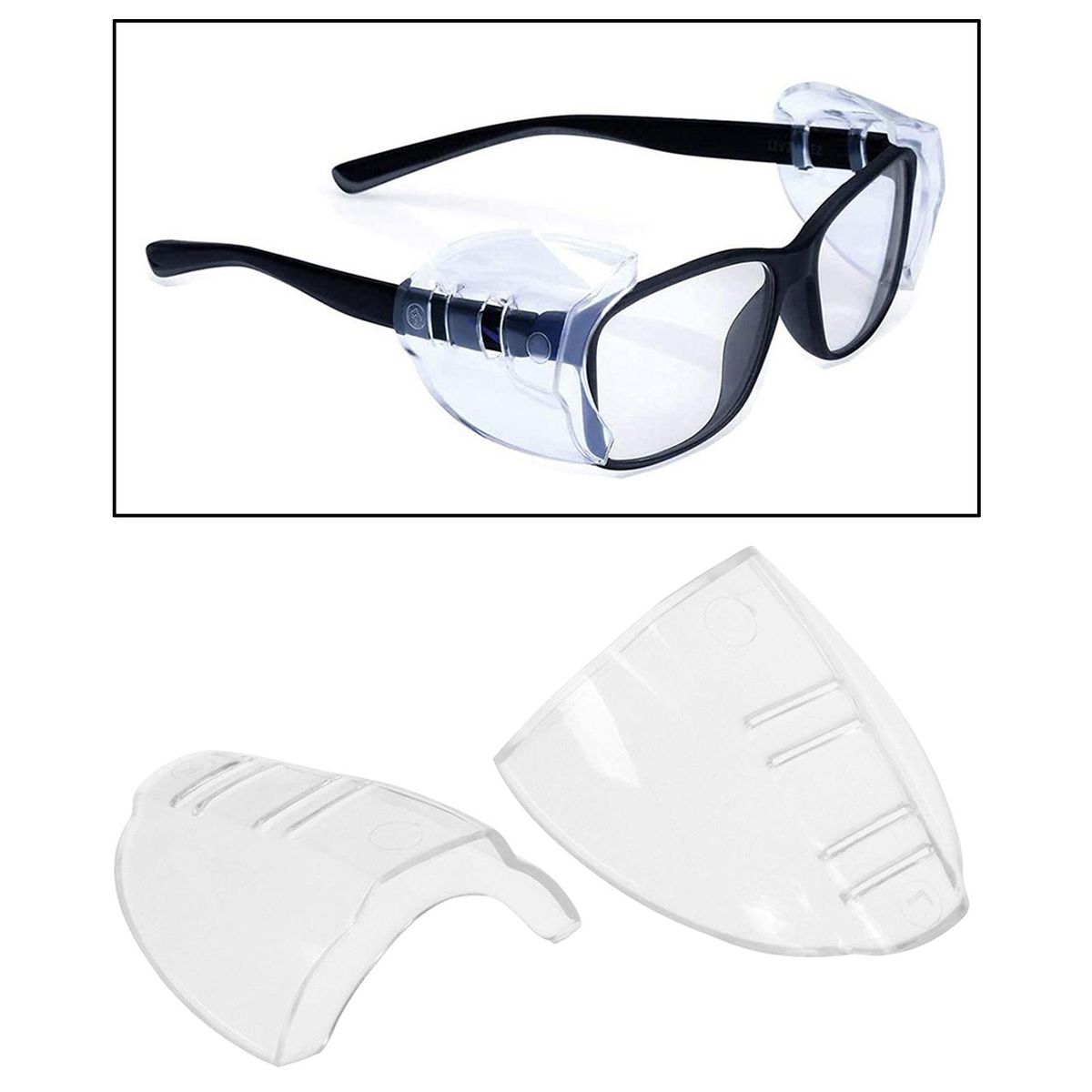 Safety Glasses Side  TPU Clear For Small To Medium