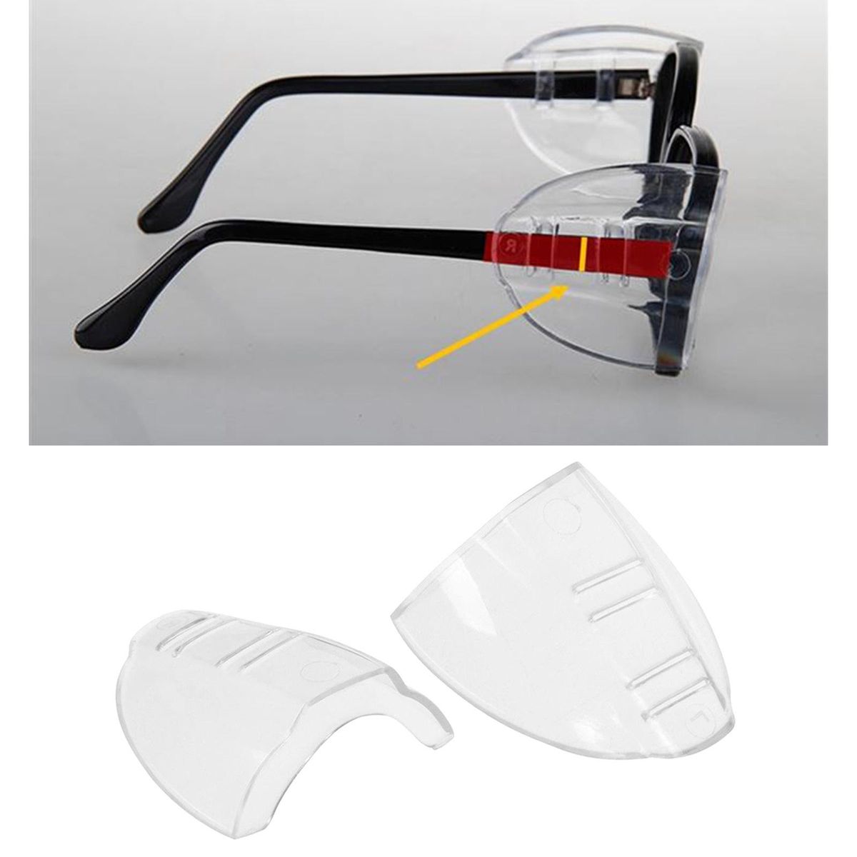 Safety Glasses Side  TPU Clear For Small To Medium