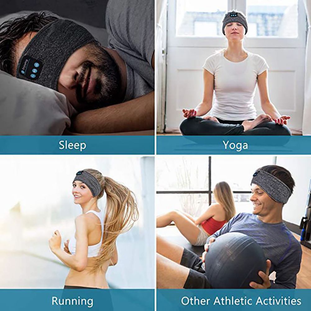 Sleeping Headset Headband Yoga Sports Wireless Bluetooth A
