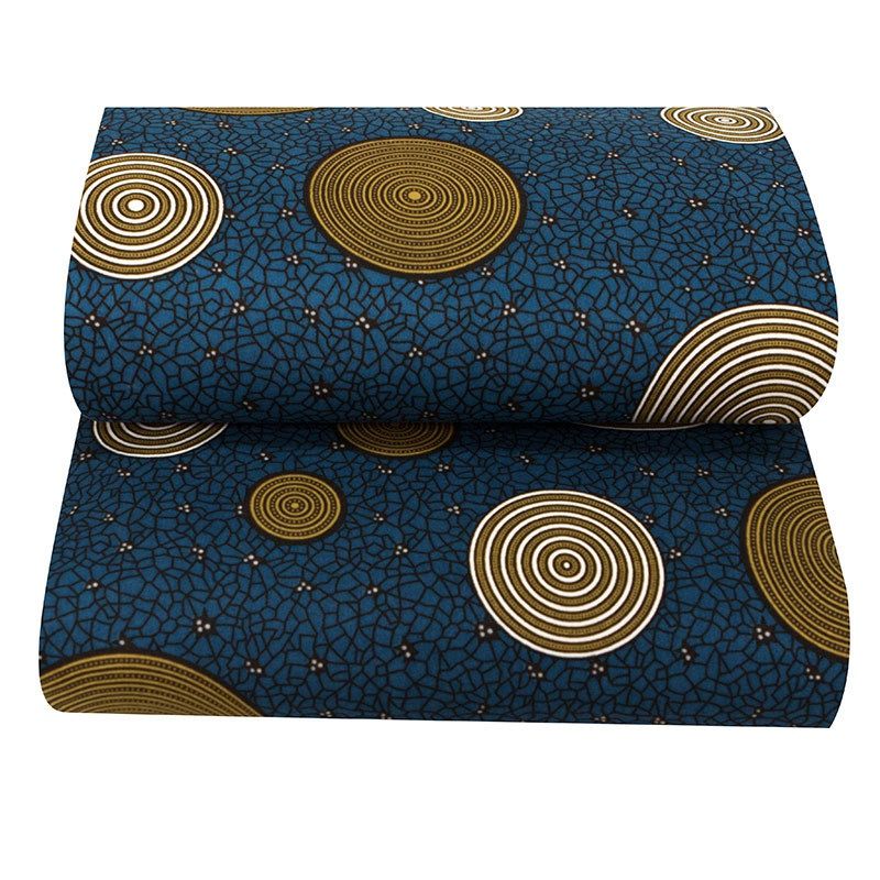 6 Yards African Ankara Polyester Wax Prints Fabric African