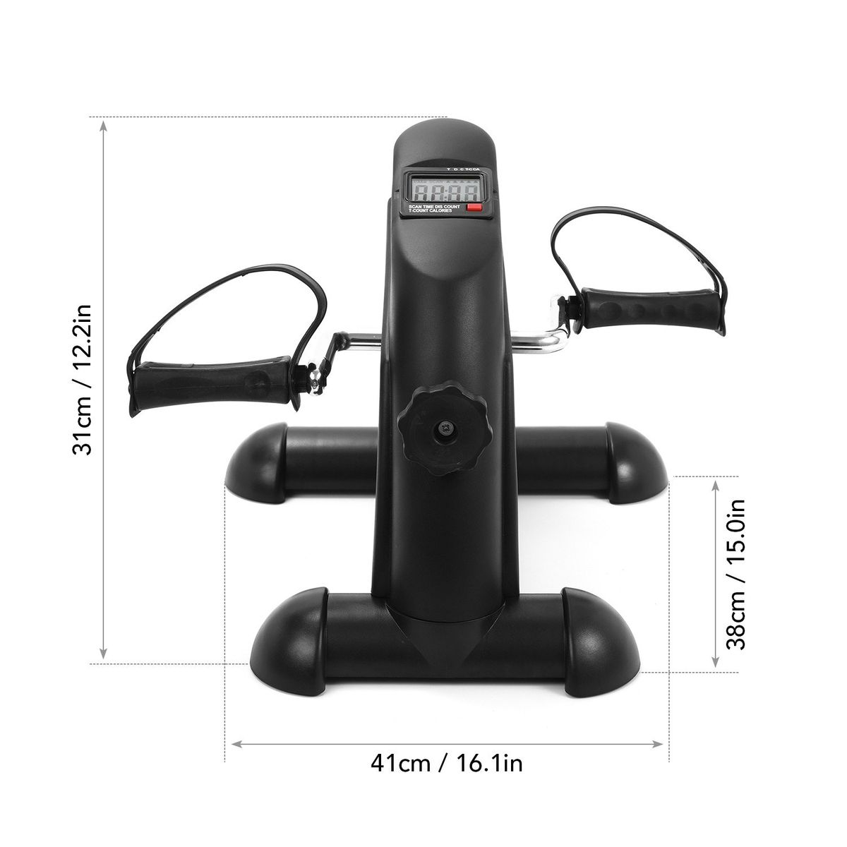 Mini Pedal Stepper Exercise Machine LCD Display Indoor