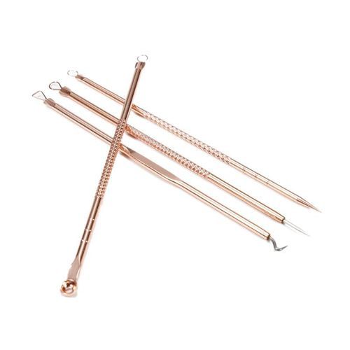 4pcs  Facial Acne Blackhead Remover Needles Kit Extractor