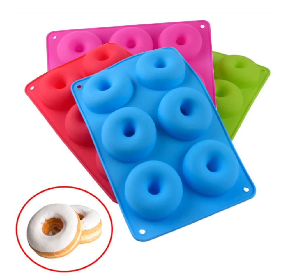 4Pcs Donut Silicone Mold Chocolate Mold