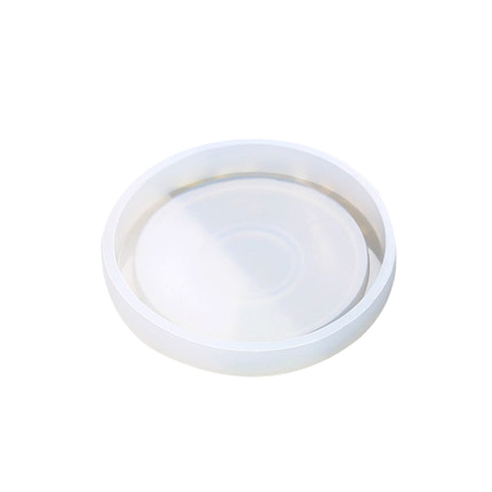 Transparent Coasters Ashtray Cement Candle Tray Flower Pot-
