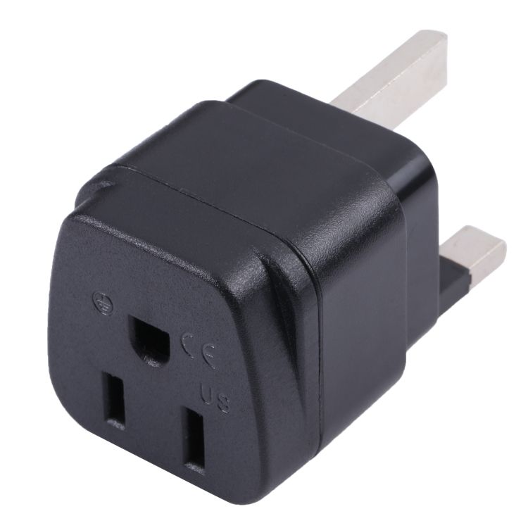 Three-hole US To UK Plug Socket Power Adapter With Fuse