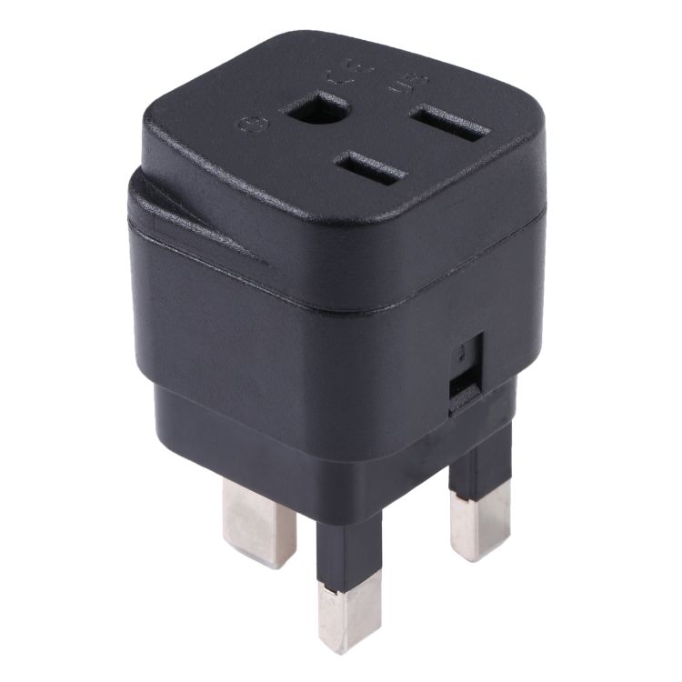 Three-hole US To UK Plug Socket Power Adapter With Fuse