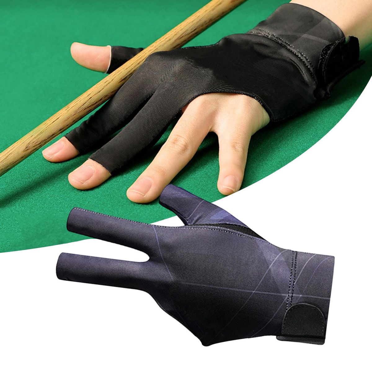 3 Fingers Show Gloves Left Hand Elastic Gloves