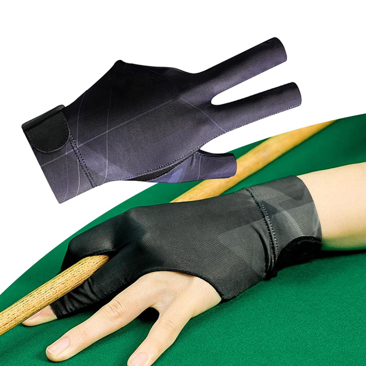 3 Fingers Show Gloves Left Hand Elastic Gloves