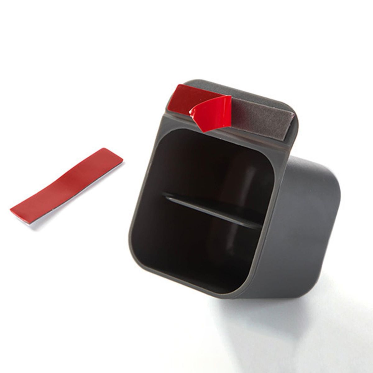Desk Organizer Pen Holder Office Stationery Computer Gray Square