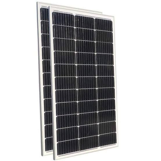 2 X 100W /12V Mono Solar Panel- (200WATTS)