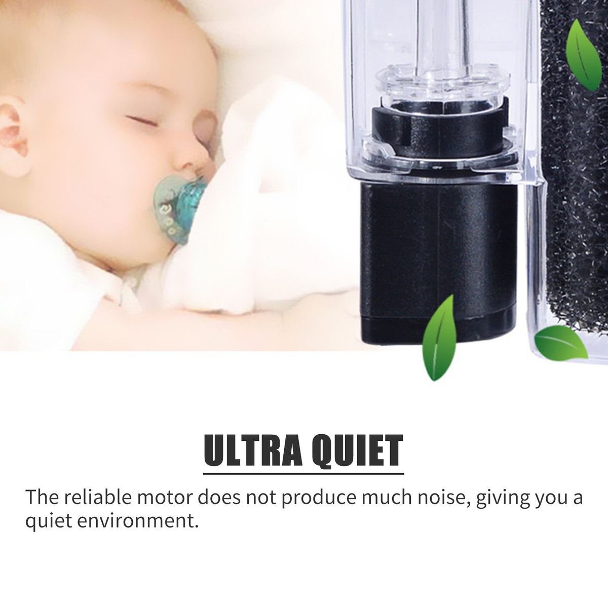 3W 300L/H Waterfall Oxygen Pump Hang On Filtration Internal