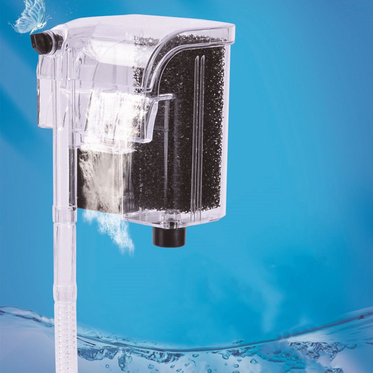 3W 300L/H Waterfall Oxygen Pump Hang On Filtration Internal