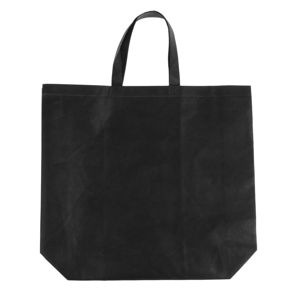 Black Nylon Outdoor Multifunctional Storage Bag Shopping Grocery Tote
