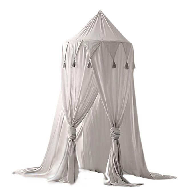 Baby Bed Canopy Netting Bedcover  Curtain Bedding Dome Grey