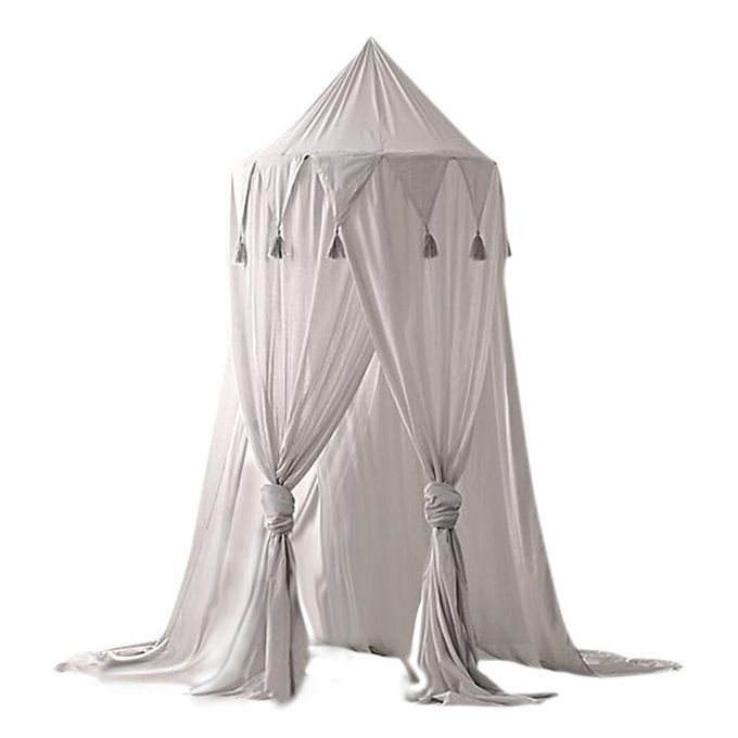 Baby Bed Canopy Netting Bedcover  Curtain Bedding Dome Grey