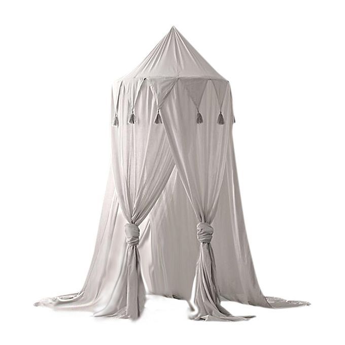 Baby Bed Canopy Netting Bedcover  Curtain Bedding Dome Grey