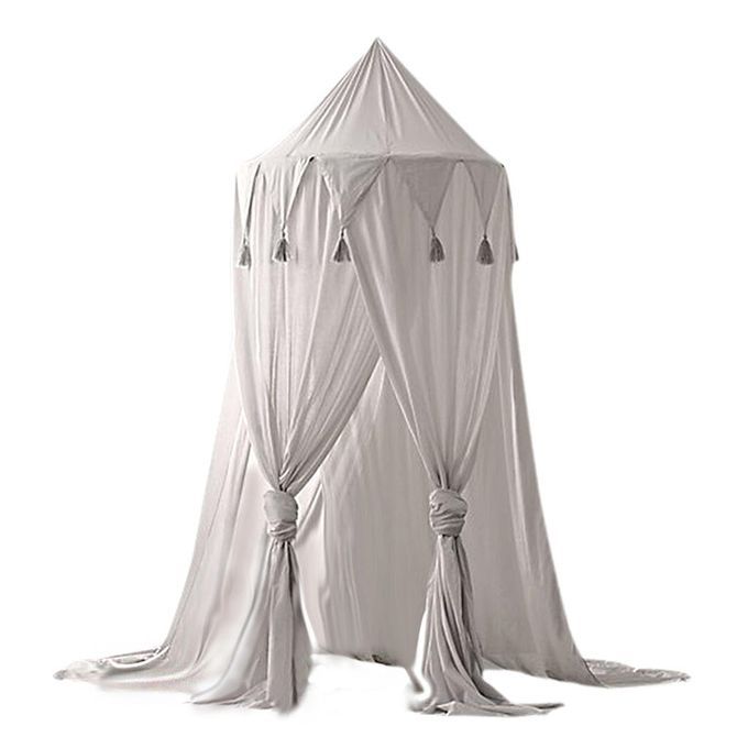 Baby Bed Canopy Netting Bedcover  Curtain Bedding Dome Grey