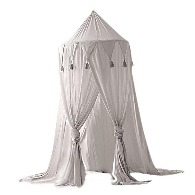 Baby Bed Canopy Netting Bedcover  Curtain Bedding Dome Grey