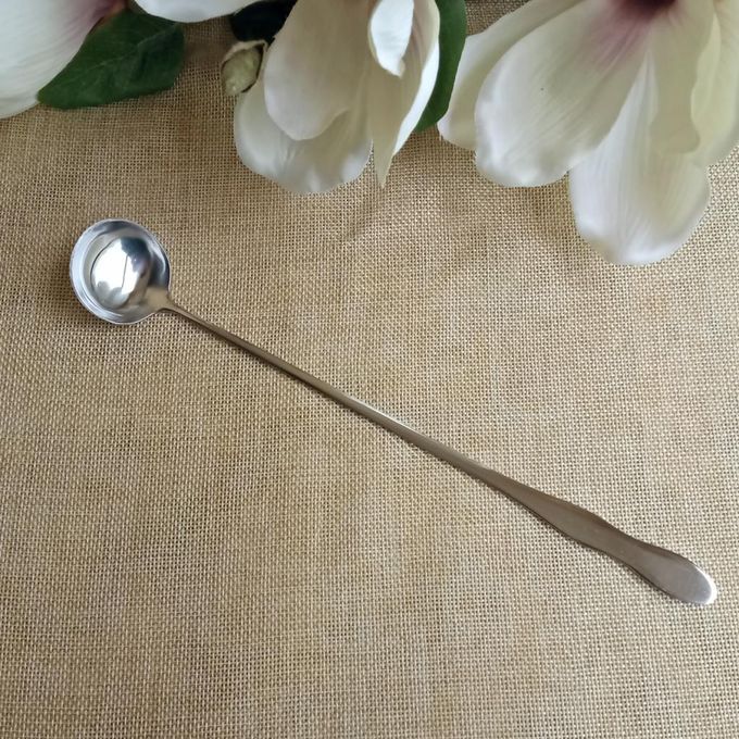 2x Stainless Steel Long Handle Candle  Mixing Stirring Spoons