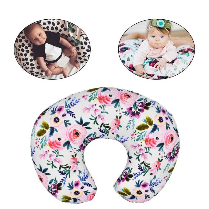 Soft Polyester U Shape Pillow Cover Nursing Pregnancy Pillow E