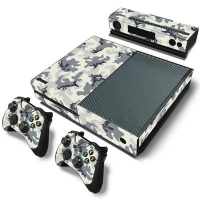 Xbox One Console Skin / Sticker + 2 X Controller Decals & Kinect Wrap - Urban Army Camo