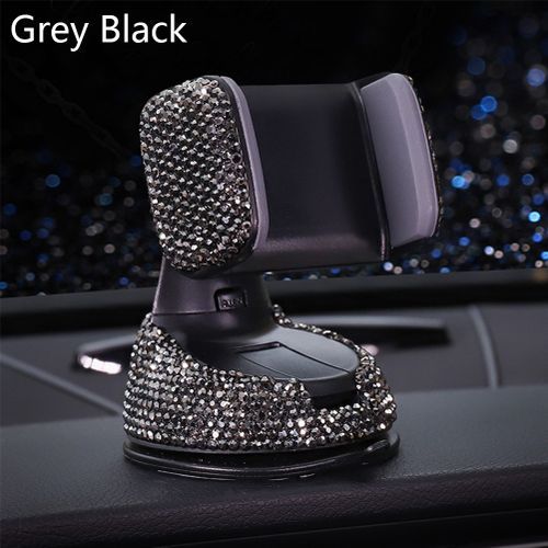 Universal Car Phone Holder Crystal Diamond Decor To Support