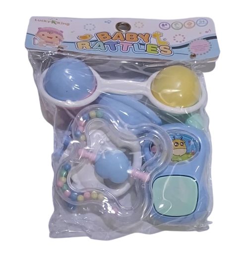 4 Pcs Babies Rattle Toys