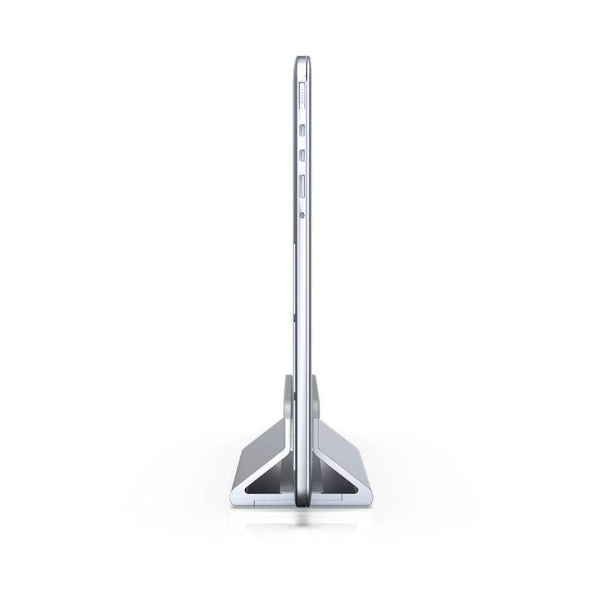 Vertical Adjustable Laptop Stand Aluminium Portable