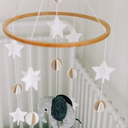 Baby Crib Mobile Bebe Baby Mobile On The Bed With Elephant Animal Wind-bell Nursery Decor Babies Shower Gift Bedding Baby Care