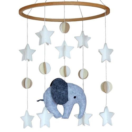 Baby Crib Mobile Bebe Baby Mobile On The Bed With Elephant Animal Wind-bell Nursery Decor Babies Shower Gift Bedding Baby Care