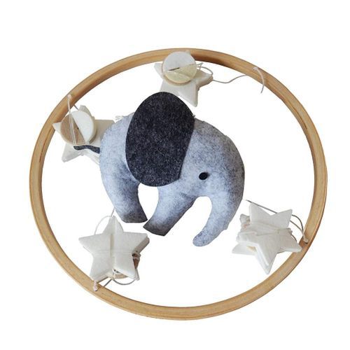 Baby Crib Mobile Bebe Baby Mobile On The Bed With Elephant Animal Wind-bell Nursery Decor Babies Shower Gift Bedding Baby Care