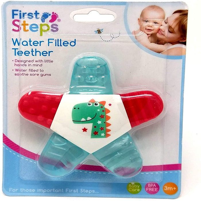 Water Filled Teether Star Dino