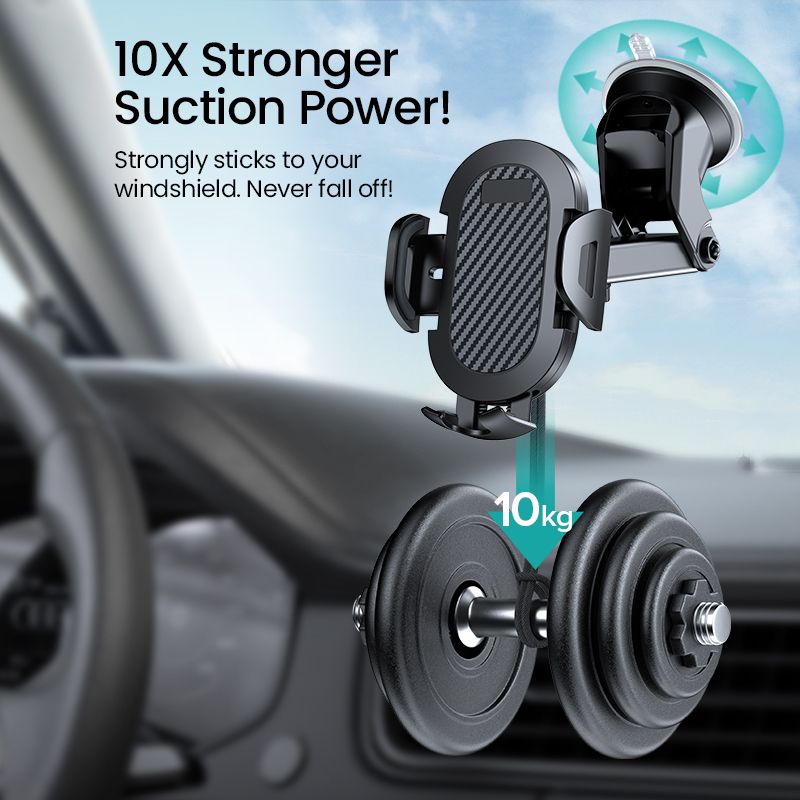 (One Pack Two Uses)INIU Sucker Car Phone Holder Mount Stand GPS Telefon Mobile Cell Support For IPhone 13 12 11 Pro Max X 7 8 Xiaomi Huawei Samsung RA