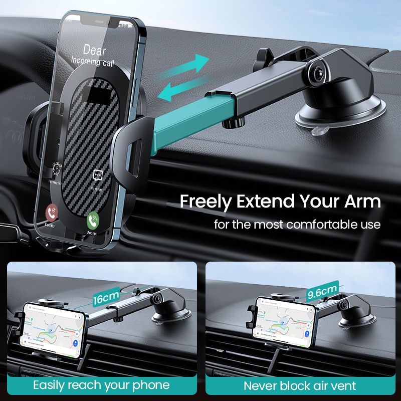 (One Pack Two Uses)INIU Sucker Car Phone Holder Mount Stand GPS Telefon Mobile Cell Support For IPhone 13 12 11 Pro Max X 7 8 Xiaomi Huawei Samsung RA