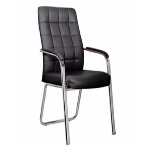 Heavy Duty Leather Visitor's Office Chair
