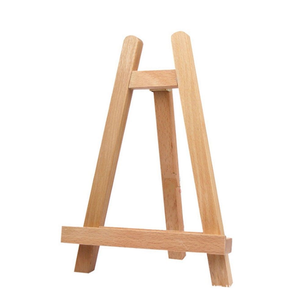 Small Tabletop Mini Wood Artist Frame Photo Painting Display