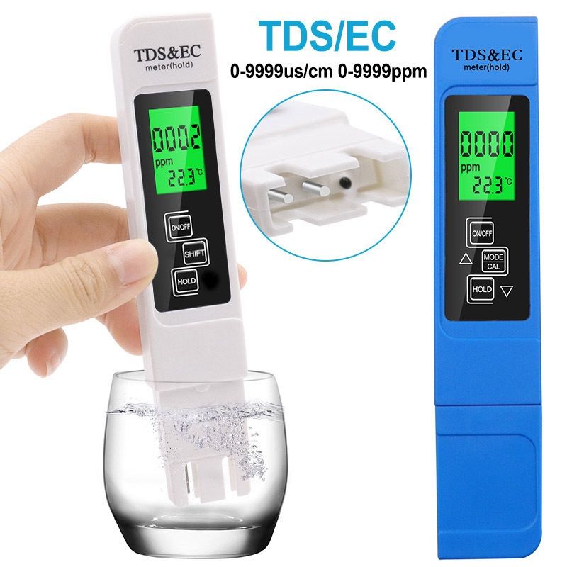 Backlight Model TDS & EC Water Quality Test Pen Backlight Model (White)