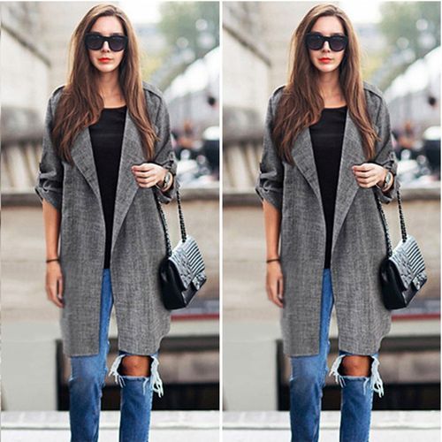 Women's Casual Trench Coats Jacket