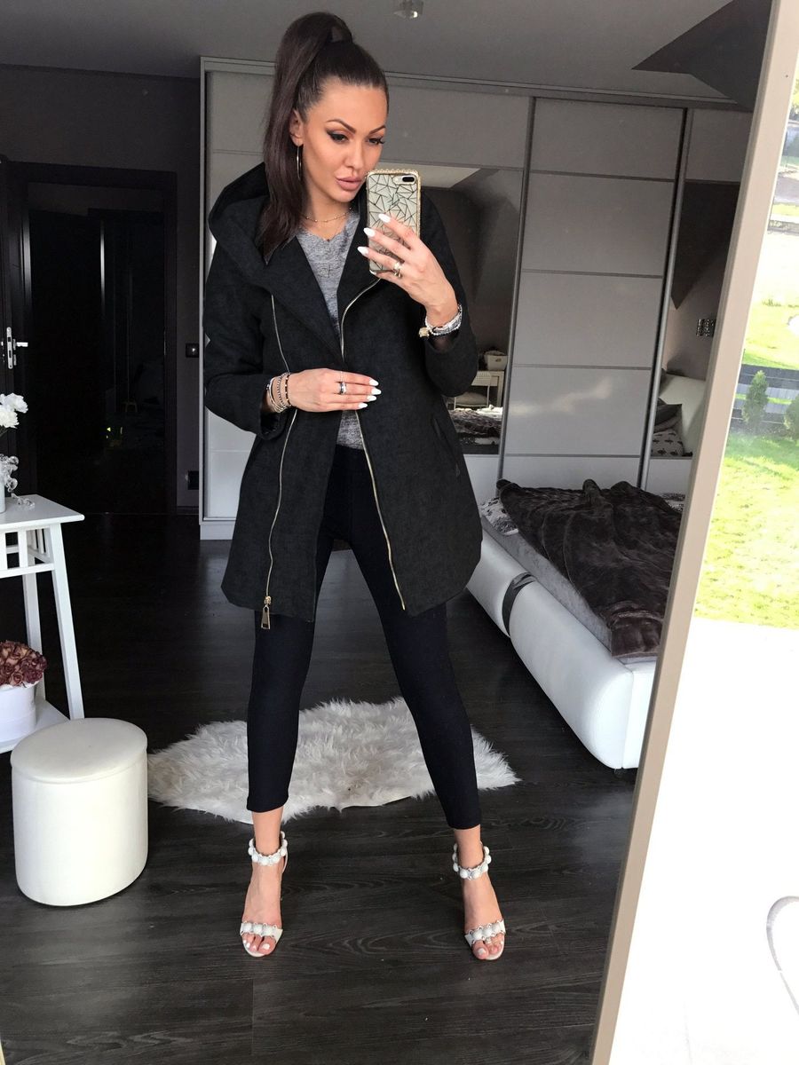Autumn Winter Women Fleece Pocket Jacket Plus Size