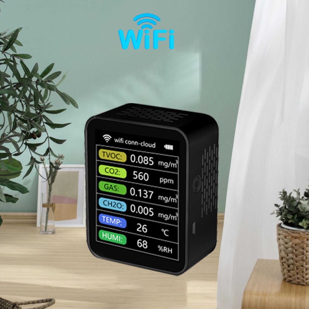 Tuya Wifi Portable Home Office Indoor Desktop Air Quality