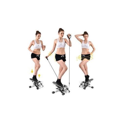 Multifunctional Fitness Exercise Machine House Sports Stepper Weight-Lose Leg Step Fitness Machine Mini Treadmill With 2Pcs Handle Bar Resistance Bands