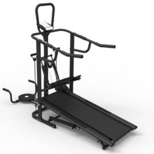 3 In 1 Manual Treadmill With Twister And Stepper