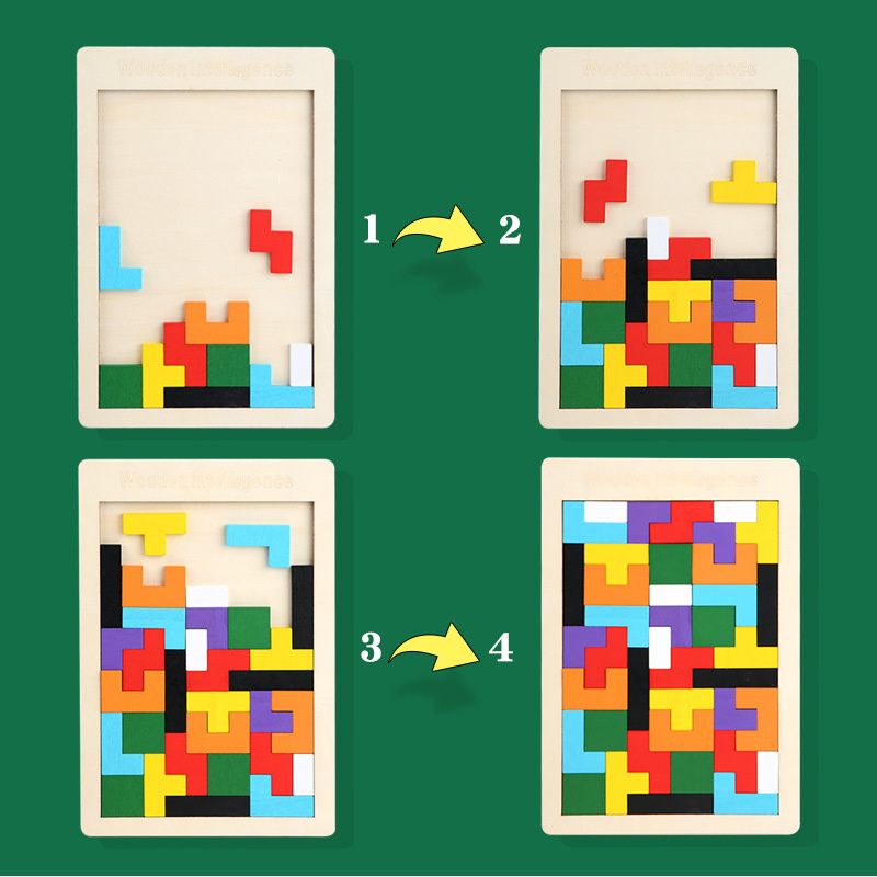 Wooden Intelligence Tangram Puzzle