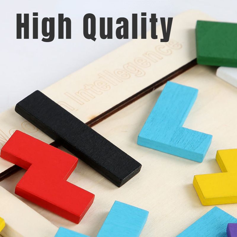 Wooden Intelligence Tangram Puzzle