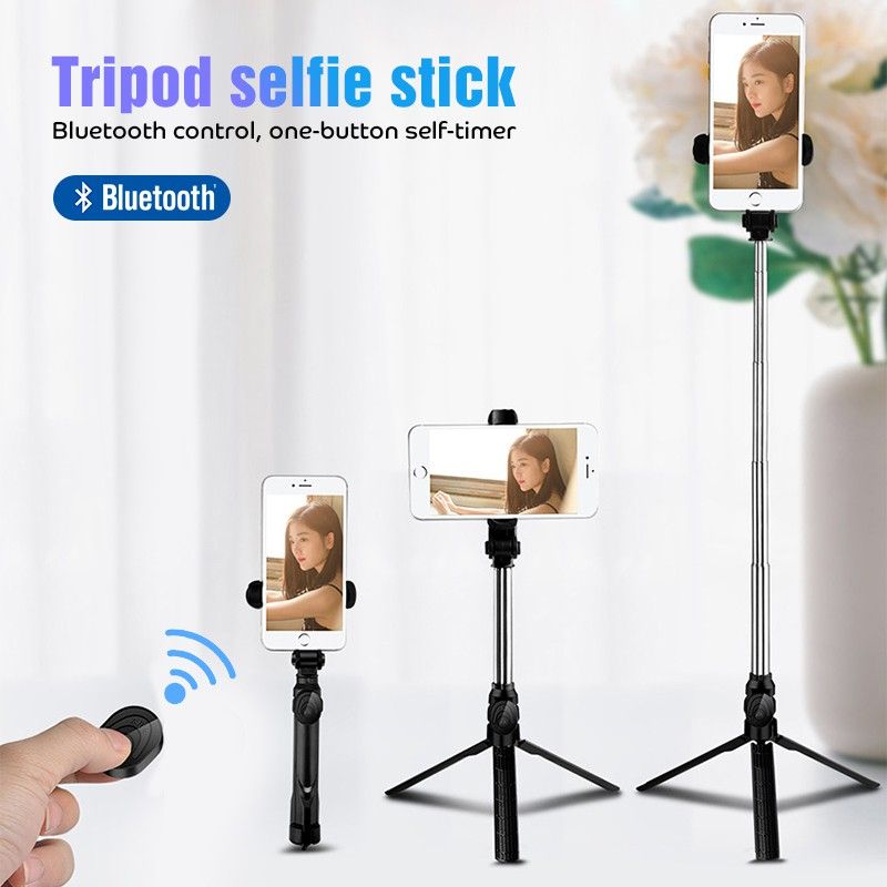 Remote Hand-held Selfie Stick Tripod. Perfect For Pictures