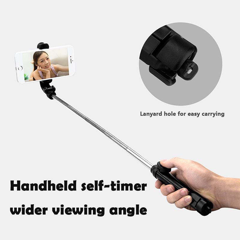 Hand-held Remote Controller Selfie Stick Tripod.