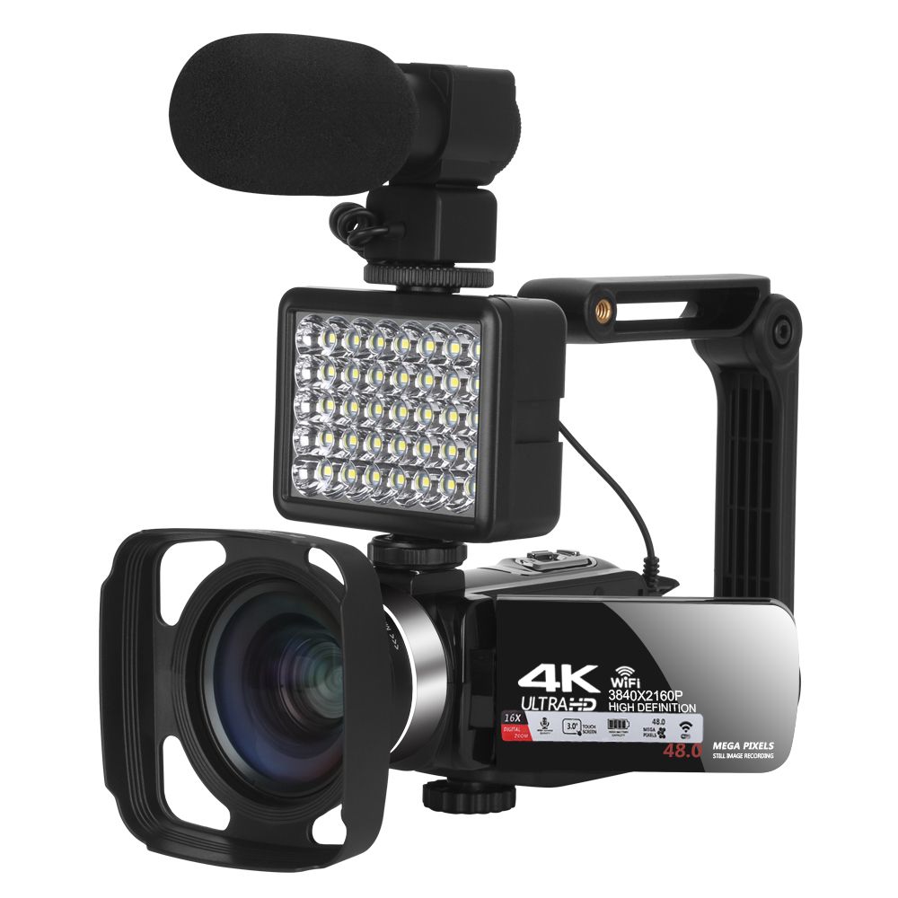 4K Ultra HD Video Camera Vloing Video Camera For YouTube 3.0Inch 48MP 16X Digital Zoom With Wifi Function Camcorder Z11-Mic-Ls-Lt-Hd-S