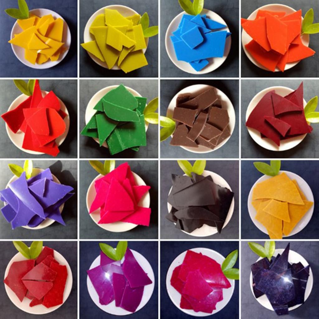 Prettyia 5g Candle Wax Dye Chips Natural  Pigment