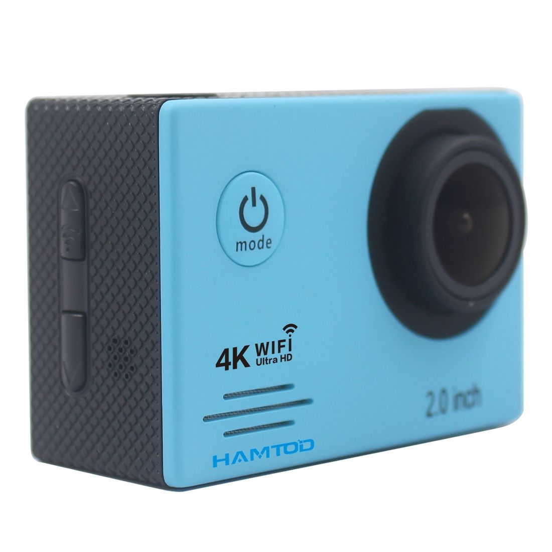 HAMTOD HF60 UHD 4K WiFi 16.0MP Sport Camera With Waterproof Case, Generalplus 4247, 2.0 Inch LCD Screen, 120 Degree Wide Angle Lens, With Simple Accessories(Blue)
